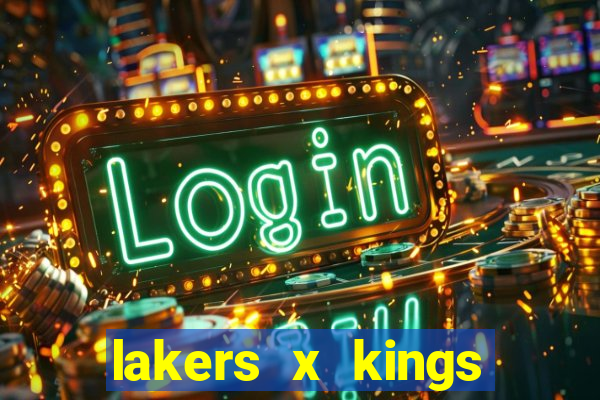 lakers x kings onde assistir