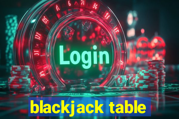 blackjack table