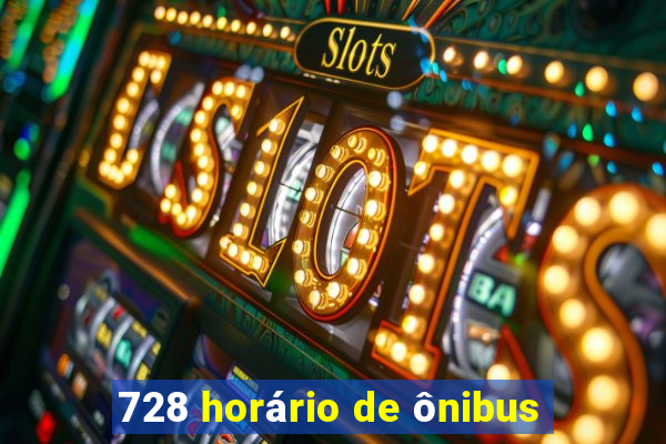 728 horário de ônibus