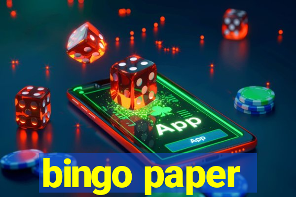 bingo paper