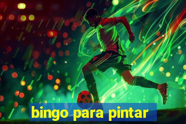 bingo para pintar