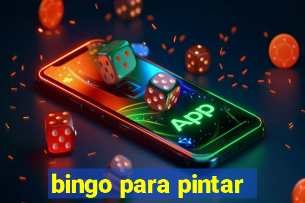 bingo para pintar