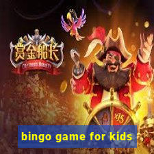 bingo game for kids