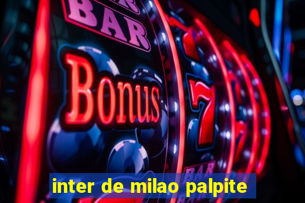 inter de milao palpite