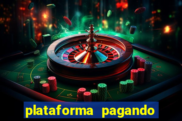 plataforma pagando no cadastro slot