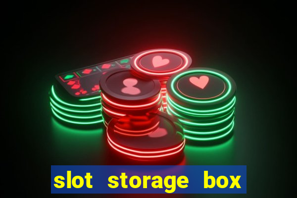 slot storage box for car