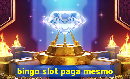 bingo slot paga mesmo