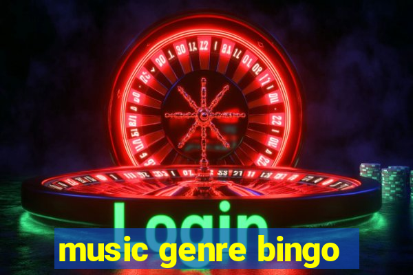 music genre bingo