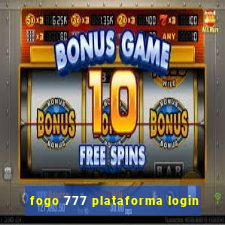 fogo 777 plataforma login