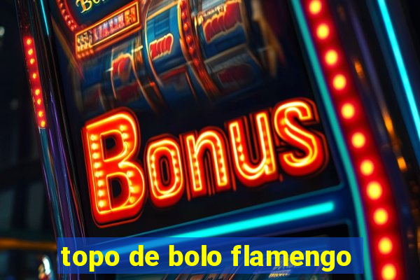 topo de bolo flamengo