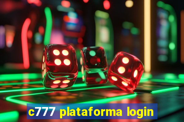 c777 plataforma login