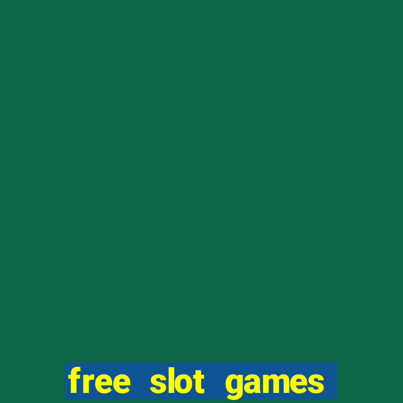 free slot games play for fun