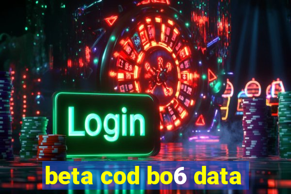 beta cod bo6 data