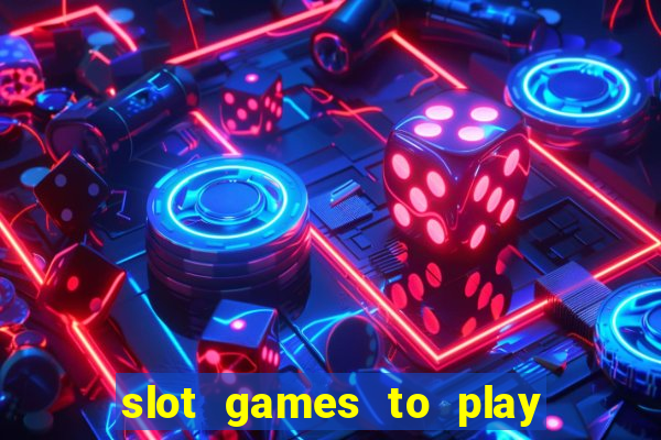 slot games to play for free