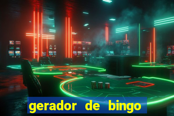 gerador de bingo cha de bebe