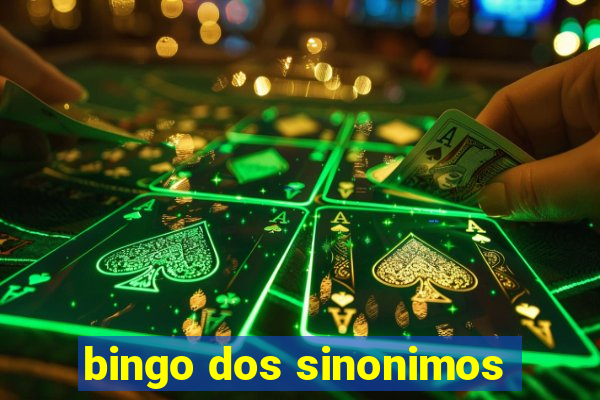 bingo dos sinonimos