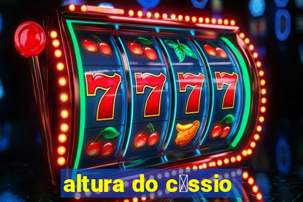 altura do c谩ssio