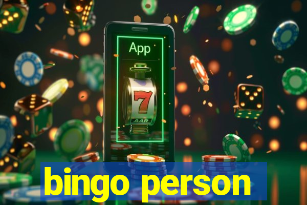 bingo person