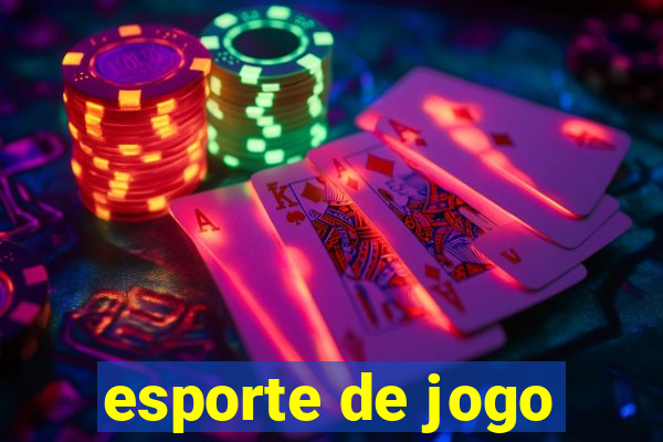 esporte de jogo