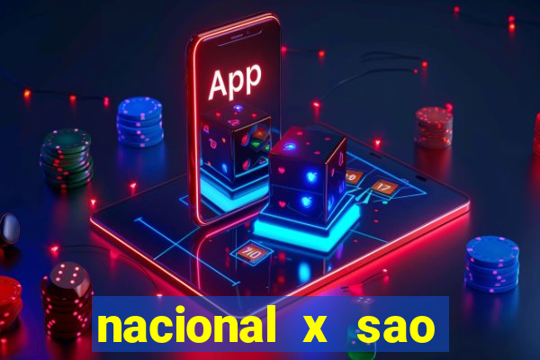 nacional x sao paulo palpites