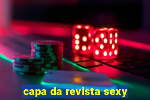 capa da revista sexy