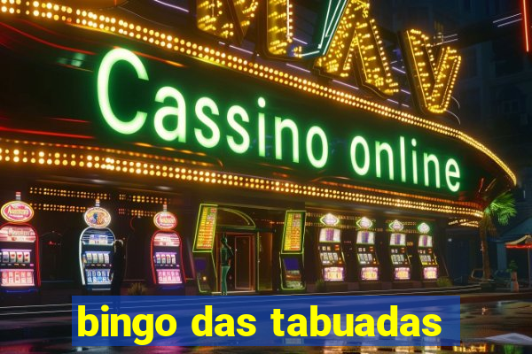 bingo das tabuadas