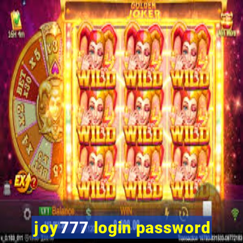 joy777 login password