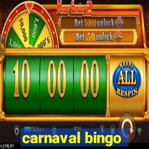 carnaval bingo