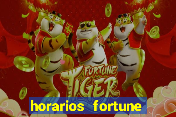 horarios fortune tiger hoje