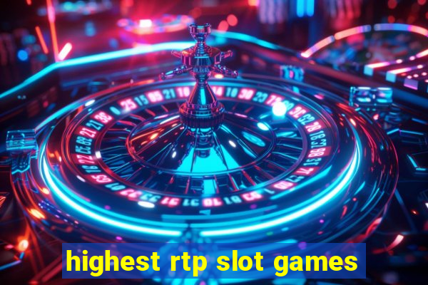 highest rtp slot games