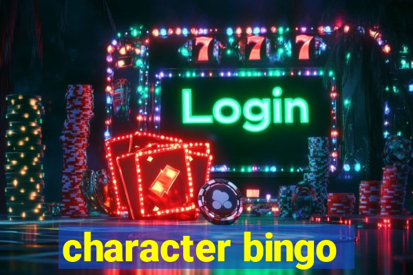 character bingo