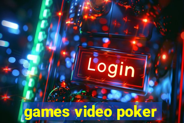 games video poker