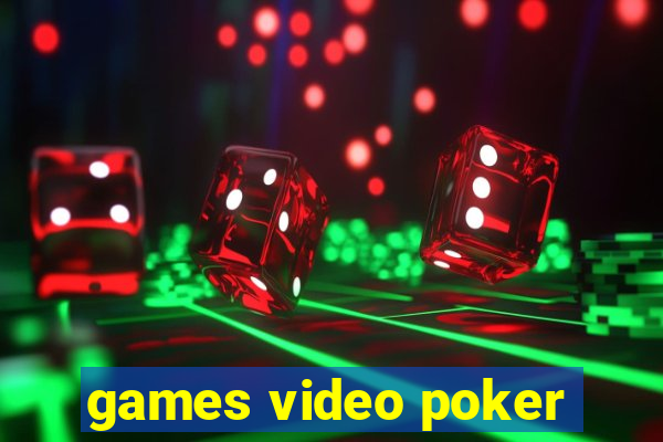 games video poker