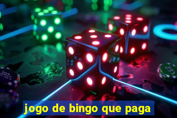 jogo de bingo que paga