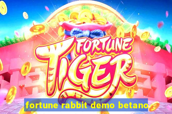 fortune rabbit demo betano