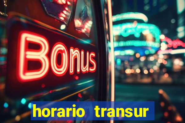 horario transur roleta santos dumont juiz de fora