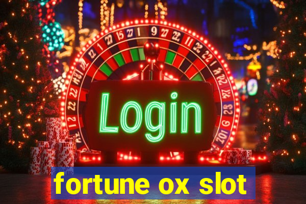 fortune ox slot