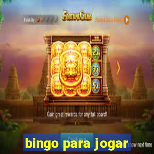 bingo para jogar