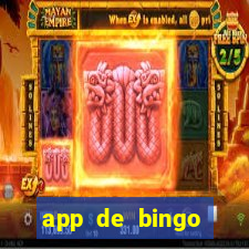 app de bingo valendo dinheiro