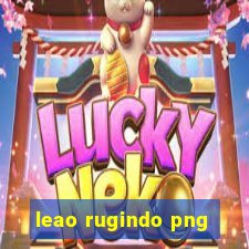 leao rugindo png