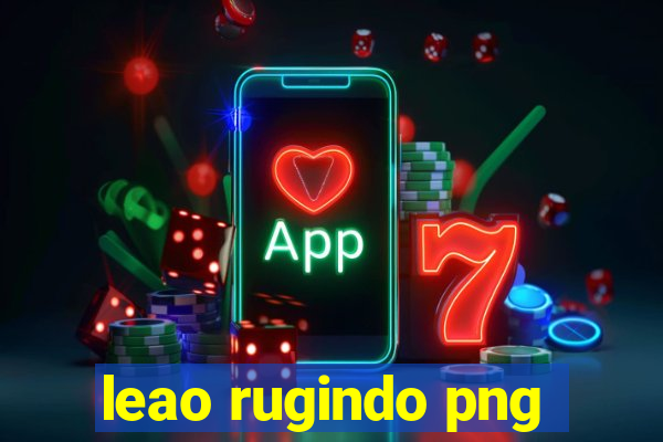 leao rugindo png