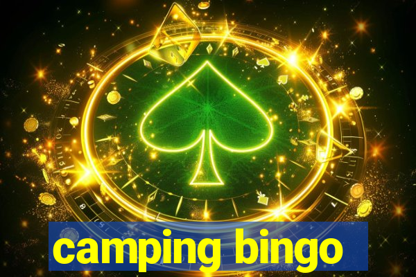 camping bingo