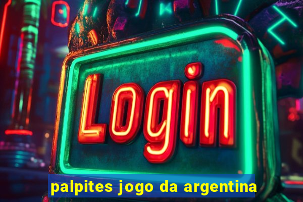 palpites jogo da argentina