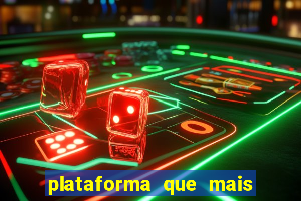 plataforma que mais paga no fortune tiger