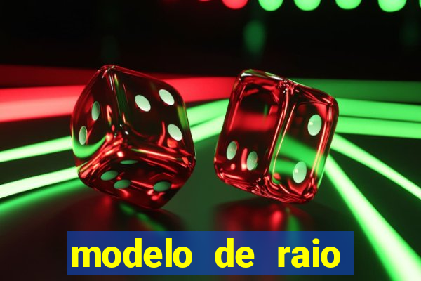 modelo de raio para imprimir