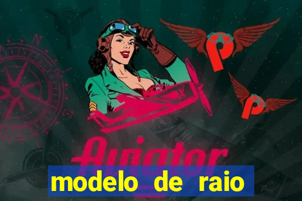 modelo de raio para imprimir