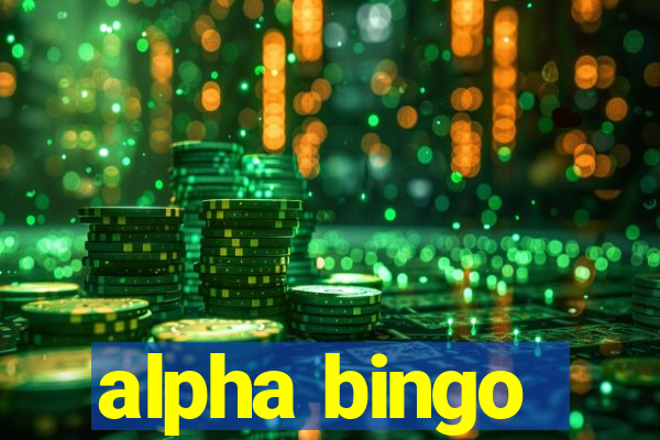 alpha bingo