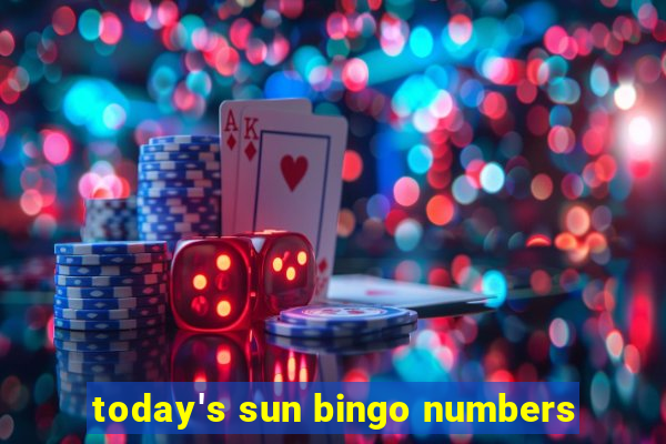 today's sun bingo numbers