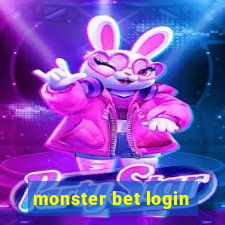 monster bet login