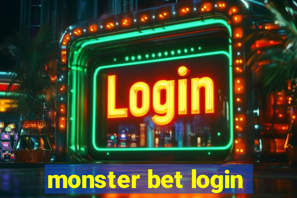 monster bet login